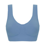 CINOON Bras For Women Underwear Sexy Lingerie Solid Bra Seamless Push Up Cotton Tops Bralette Brassiere Wireless Sports Vest