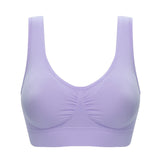 CINOON Bras For Women Underwear Sexy Lingerie Solid Bra Seamless Push Up Cotton Tops Bralette Brassiere Wireless Sports Vest
