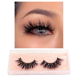 LEHUAMAO Makeup Mink Eyelashes 100% Cruelty free Handmade 3D Mink Lashes Full Strip Lashes Soft False Eyelashes Makeup Lashes