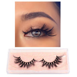 LEHUAMAO Makeup Mink Eyelashes 100% Cruelty free Handmade 3D Mink Lashes Full Strip Lashes Soft False Eyelashes Makeup Lashes