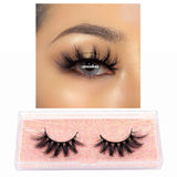 LEHUAMAO Makeup Mink Eyelashes 100% Cruelty free Handmade 3D Mink Lashes Full Strip Lashes Soft False Eyelashes Makeup Lashes