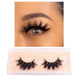 LEHUAMAO Makeup Mink Eyelashes 100% Cruelty free Handmade 3D Mink Lashes Full Strip Lashes Soft False Eyelashes Makeup Lashes