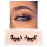 LEHUAMAO Makeup Mink Eyelashes 100% Cruelty free Handmade 3D Mink Lashes Full Strip Lashes Soft False Eyelashes Makeup Lashes