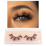 LEHUAMAO Makeup Mink Eyelashes 100% Cruelty free Handmade 3D Mink Lashes Full Strip Lashes Soft False Eyelashes Makeup Lashes