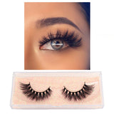 LEHUAMAO Makeup Mink Eyelashes 100% Cruelty free Handmade 3D Mink Lashes Full Strip Lashes Soft False Eyelashes Makeup Lashes