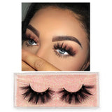 LEHUAMAO Makeup Mink Eyelashes 100% Cruelty free Handmade 3D Mink Lashes Full Strip Lashes Soft False Eyelashes Makeup Lashes