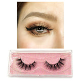 LEHUAMAO Makeup Mink Eyelashes 100% Cruelty free Handmade 3D Mink Lashes Full Strip Lashes Soft False Eyelashes Makeup Lashes