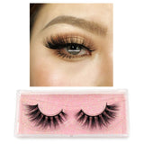LEHUAMAO Makeup Mink Eyelashes 100% Cruelty free Handmade 3D Mink Lashes Full Strip Lashes Soft False Eyelashes Makeup Lashes