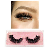 LEHUAMAO Makeup Mink Eyelashes 100% Cruelty free Handmade 3D Mink Lashes Full Strip Lashes Soft False Eyelashes Makeup Lashes