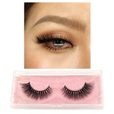 LEHUAMAO Makeup Mink Eyelashes 100% Cruelty free Handmade 3D Mink Lashes Full Strip Lashes Soft False Eyelashes Makeup Lashes