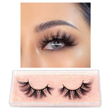 LEHUAMAO Makeup Mink Eyelashes 100% Cruelty free Handmade 3D Mink Lashes Full Strip Lashes Soft False Eyelashes Makeup Lashes