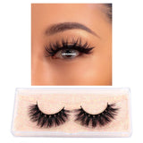 LEHUAMAO Makeup Mink Eyelashes 100% Cruelty free Handmade 3D Mink Lashes Full Strip Lashes Soft False Eyelashes Makeup Lashes