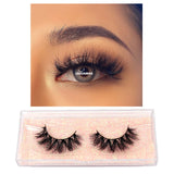 LEHUAMAO Makeup Mink Eyelashes 100% Cruelty free Handmade 3D Mink Lashes Full Strip Lashes Soft False Eyelashes Makeup Lashes