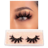LEHUAMAO Makeup Mink Eyelashes 100% Cruelty free Handmade 3D Mink Lashes Full Strip Lashes Soft False Eyelashes Makeup Lashes
