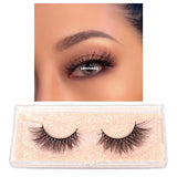 LEHUAMAO Makeup Mink Eyelashes 100% Cruelty free Handmade 3D Mink Lashes Full Strip Lashes Soft False Eyelashes Makeup Lashes
