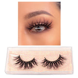 LEHUAMAO Makeup Mink Eyelashes 100% Cruelty free Handmade 3D Mink Lashes Full Strip Lashes Soft False Eyelashes Makeup Lashes