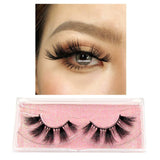 LEHUAMAO Makeup Mink Eyelashes 100% Cruelty free Handmade 3D Mink Lashes Full Strip Lashes Soft False Eyelashes Makeup Lashes