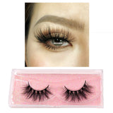 LEHUAMAO Makeup Mink Eyelashes 100% Cruelty free Handmade 3D Mink Lashes Full Strip Lashes Soft False Eyelashes Makeup Lashes