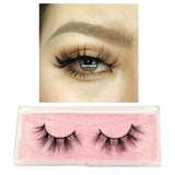 LEHUAMAO Makeup Mink Eyelashes 100% Cruelty free Handmade 3D Mink Lashes Full Strip Lashes Soft False Eyelashes Makeup Lashes