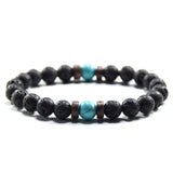 Men Bracelet Natural Moonstone Bead Tibetan Buddha Bracelet chakra Lava Stone Diffuser Bracelets Men Jewelry gift Drop Shipping