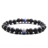 Men Bracelet Natural Moonstone Bead Tibetan Buddha Bracelet chakra Lava Stone Diffuser Bracelets Men Jewelry gift Drop Shipping