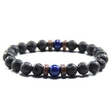 Men Bracelet Natural Moonstone Bead Tibetan Buddha Bracelet chakra Lava Stone Diffuser Bracelets Men Jewelry gift Drop Shipping