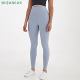 SHINBENE SUPER HIGH RISE Full Length Sport Athletic Fitness Leggings Women Squat Proof Workout Gym Yoga Pants Tights Inseam 27''