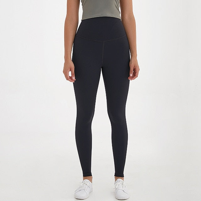 SHINBENE SUPER HIGH RISE Full Length Sport Athletic Fitness Leggings Women Squat Proof Workout Gym Yoga Pants Tights Inseam 27''