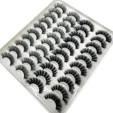 Mink eyelashes 3d mink hair eyelashes 20 pairs long makeup 3d faux nature fake lashes extension false eyelashes Wholesale (20P)