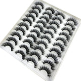 Mink eyelashes 3d mink hair eyelashes 20 pairs long makeup 3d faux nature fake lashes extension false eyelashes Wholesale (20P)