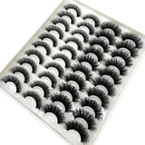 Mink eyelashes 3d mink hair eyelashes 20 pairs long makeup 3d faux nature fake lashes extension false eyelashes Wholesale (20P)