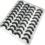 Mink eyelashes 3d mink hair eyelashes 20 pairs long makeup 3d faux nature fake lashes extension false eyelashes Wholesale (20P)