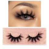 FOXESJI Makeup Eyelashes 3D Mink Lashes Fluffy Soft Wispy Volume Natural long Cross False Eyelashes Eye Lashes Reusable Eyelash