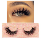 FOXESJI Makeup Eyelashes 3D Mink Lashes Fluffy Soft Wispy Volume Natural long Cross False Eyelashes Eye Lashes Reusable Eyelash