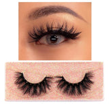 FOXESJI Makeup Eyelashes 3D Mink Lashes Fluffy Soft Wispy Volume Natural long Cross False Eyelashes Eye Lashes Reusable Eyelash