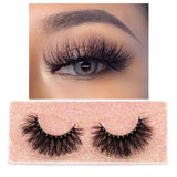 FOXESJI Makeup Eyelashes 3D Mink Lashes Fluffy Soft Wispy Volume Natural long Cross False Eyelashes Eye Lashes Reusable Eyelash