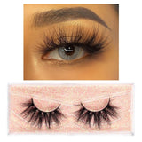 FOXESJI Makeup Eyelashes 3D Mink Lashes Fluffy Soft Wispy Volume Natural long Cross False Eyelashes Eye Lashes Reusable Eyelash