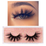 FOXESJI Makeup Eyelashes 3D Mink Lashes Fluffy Soft Wispy Volume Natural long Cross False Eyelashes Eye Lashes Reusable Eyelash