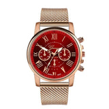 Men Women Leather Strap Line Analog Quartz Ladies Wrist Watches Fashion Watch Women's Watches Brand Luxury Watch