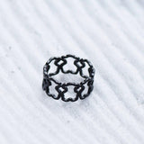 Gold Color Ring 1PCS Stainless Steel BEAR jewelry Fashion Jewelry Top-grade Plated Factory Price wholesale