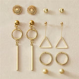 Hot Sale Fashion Bohemian Earrings Set For Women 2020 New Trendy Flower Round Geometric Earring Female Fashion Jewelry