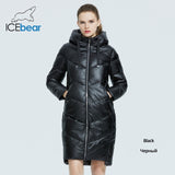 ICEbear 2020 new hooded winter women's  jacket fashion casual slim long warm cotton coat brand ladies parkas GWD20302D