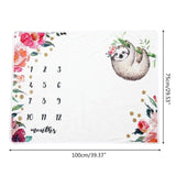 Baby Blanket Soft Flannel Photography Monthly Photo Newborn Children Wings Plant Cartoon Angel Milestone Sleeping Bath Crawling