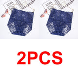 M-XXXL Women High Waist Lace Panties Sexy Underwear Women Floral Transparent Lingerie Female Briefs Underpants Plus Size Pantys