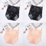M-XXXL Women High Waist Lace Panties Sexy Underwear Women Floral Transparent Lingerie Female Briefs Underpants Plus Size Pantys