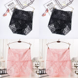 M-XXXL Women High Waist Lace Panties Sexy Underwear Women Floral Transparent Lingerie Female Briefs Underpants Plus Size Pantys