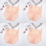 M-XXXL Women High Waist Lace Panties Sexy Underwear Women Floral Transparent Lingerie Female Briefs Underpants Plus Size Pantys