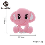 Let'S Make 1Pc Silicone Baby Teether Toddler Toys Diy Stroller Accessories For Pacifier Chain Owl Food Grade Toys Baby Teether