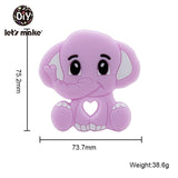 Let'S Make 1Pc Silicone Baby Teether Toddler Toys Diy Stroller Accessories For Pacifier Chain Owl Food Grade Toys Baby Teether