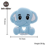 Let'S Make 1Pc Silicone Baby Teether Toddler Toys Diy Stroller Accessories For Pacifier Chain Owl Food Grade Toys Baby Teether